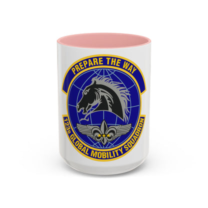 123d Global Mobility Squadron (U.S. Air Force) Accent Coffee Mug