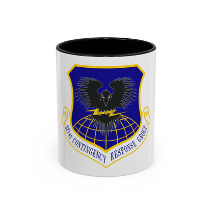 821 Contingency Response Group AMC (U.S. Air Force) Accent Coffee Mug