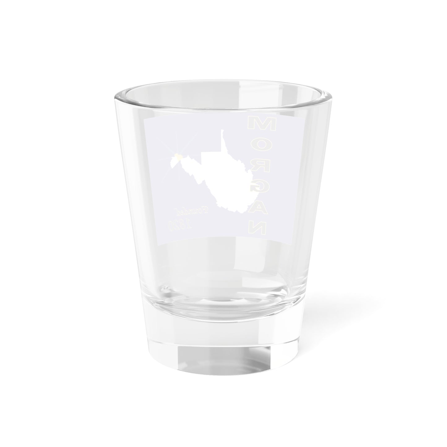 Flag of Morgan County 2010 Flag Proposal (United States) Shot Glass 1.5oz