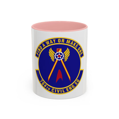 704th Civil Engineer Squadron (U.S. Air Force) Accent Coffee Mug