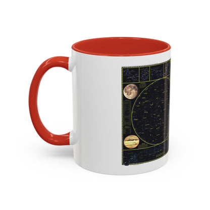 Heavens. The (1970) (Map) Accent Coffee Mug