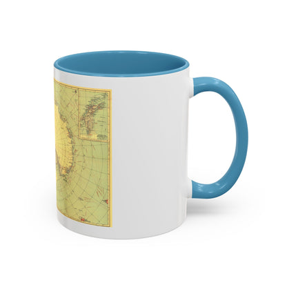 Antarctic Regions (1932) (Map) Accent Coffee Mug