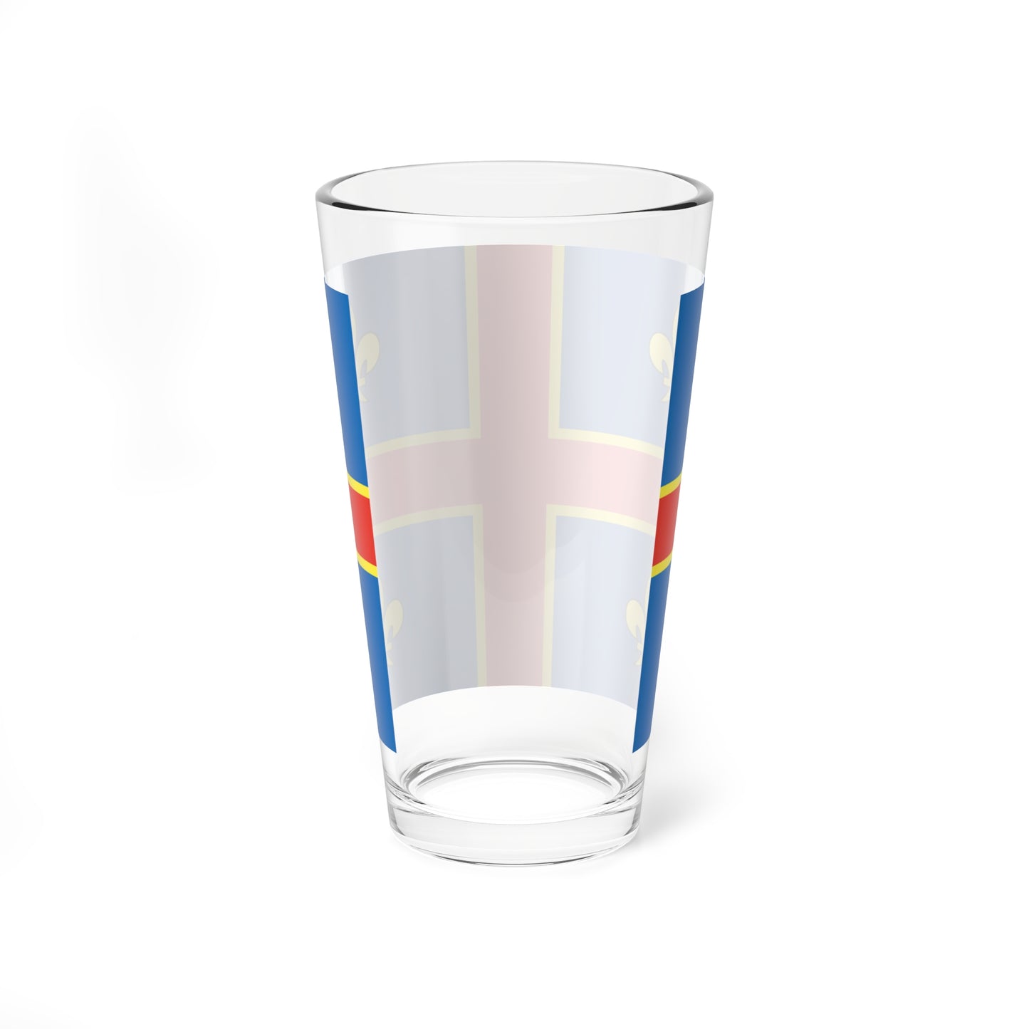Flag of Clermont-Ferrand (France) Pint Glass 16oz