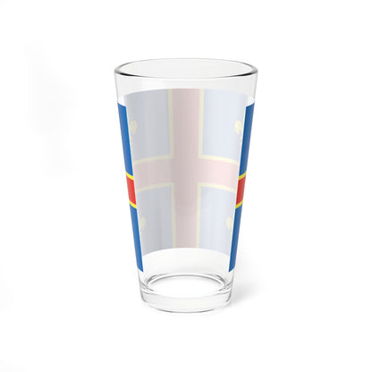 Flag of Clermont-Ferrand (France) Pint Glass 16oz