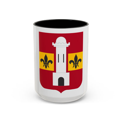 740th Antiaircraft Artillery Gun Battalion v2 (U.S. Army) Accent Coffee Mug