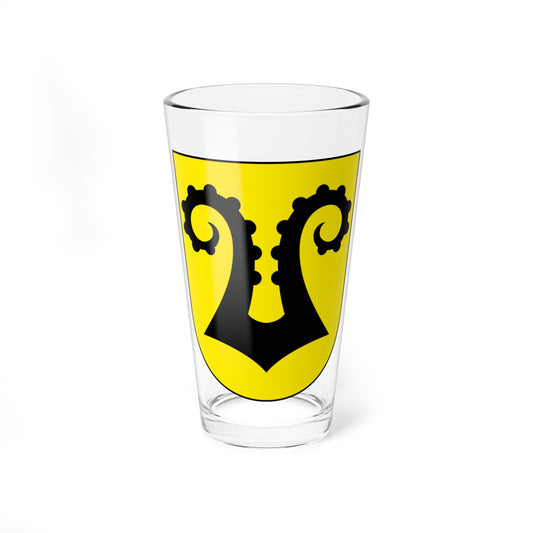 Uster-Nossikon-blazon (Switzerland) (Coat of Arms) Pint Glass 16oz