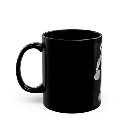 Cathy Downs #29 (Vintage Female Icon) Black Coffee Mug-Go Mug Yourself