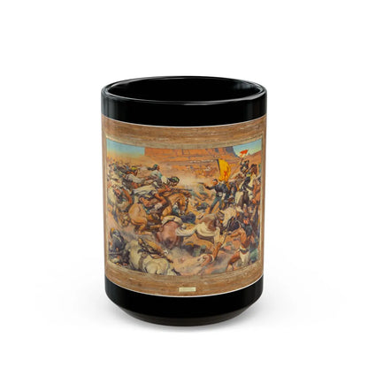 Fort Apache (Argosy Pictures, 1948) - Black Coffee Mug-15oz-Go Mug Yourself