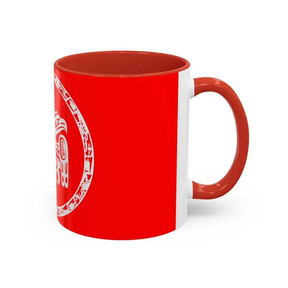 Haida Flag - Accent Coffee Mug-Go Mug Yourself