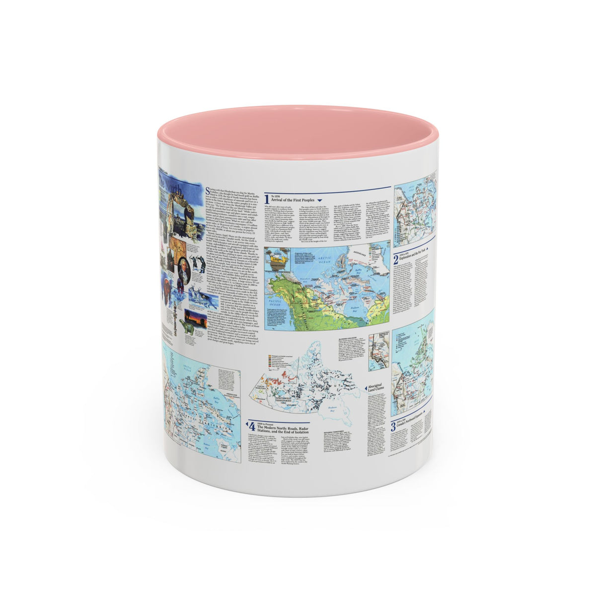 North America - The North (1997) (Map) Accent Coffee Mug
