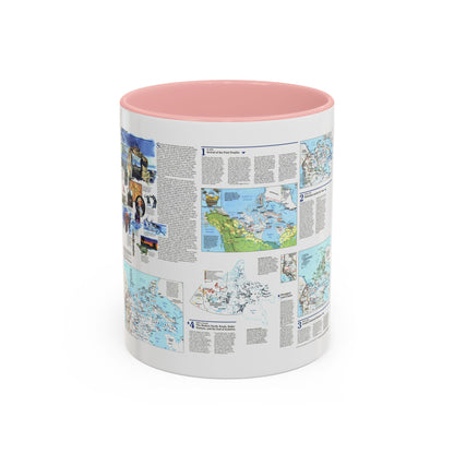 North America - The North (1997) (Map) Accent Coffee Mug