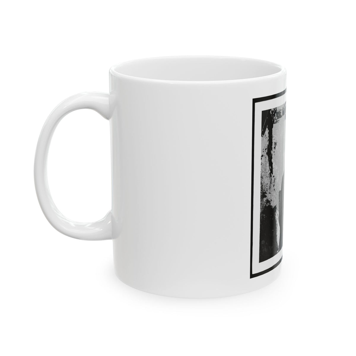 Abraham Lincoln, President Of The United States, Three-Quarter Length Portrait, Seated, Facing Right (U.S. Civil War) White Coffee Mug