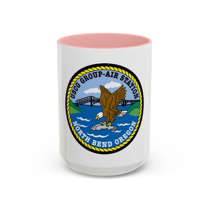 USCG Group Air Station North Bend (U.S. Coast Guard) Accent Coffee Mug