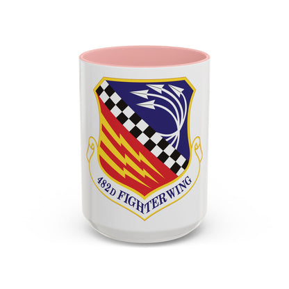 482d Fighter Wing (U.S. Air Force) Accent Coffee Mug