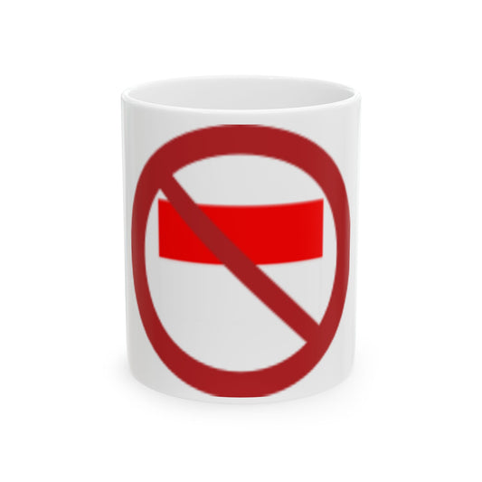 Anti-Indonesian (Indonesia) White Coffee Mug