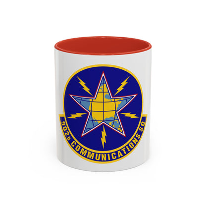 902d Communications Squadron (U.S. Air Force) Accent Coffee Mug