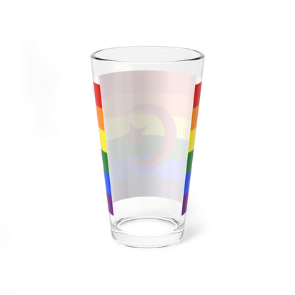 Flag of Algeria Gay Pride (Algeria) Pint Glass 16oz