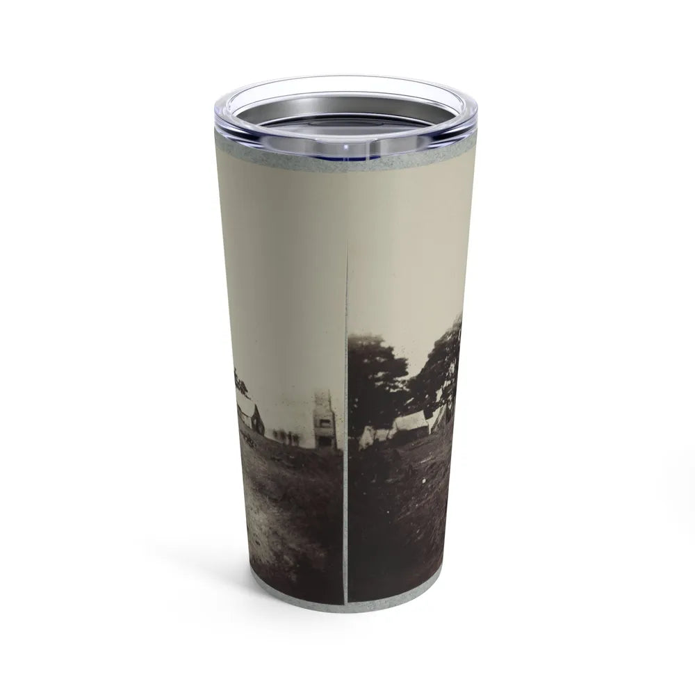 Union Soldiers Stand In Front Of Their Camp (U.S. Civil War) Tumbler 20oz-Go Mug Yourself