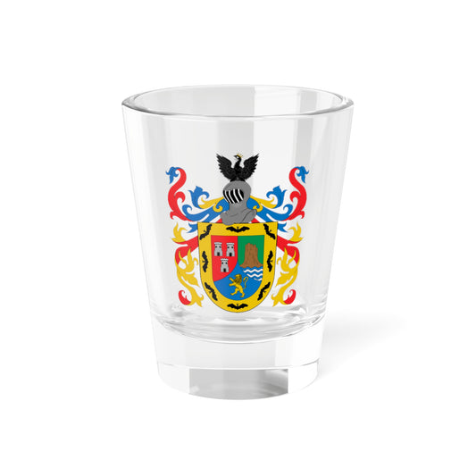 Escudo del Mariscal Jorge Robledo (Colombia) (Coat of Arms) Shot Glass 1.5oz
