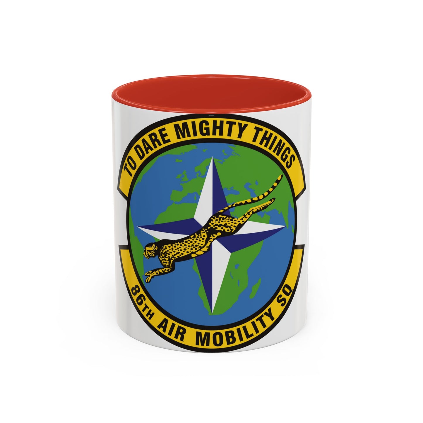 86th Air Mobility Squadron (U.S. Air Force) Accent Coffee Mug