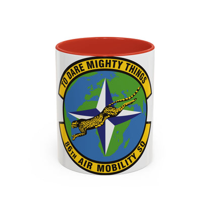 86th Air Mobility Squadron (U.S. Air Force) Accent Coffee Mug