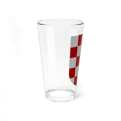 Zwartsluis wapen (Netherlands) (Coat of Arms) Pint Glass 16oz