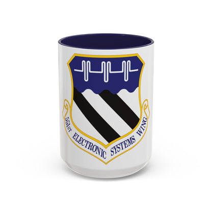 551st Electronic Systems Wing (U.S. Air Force) Accent Coffee Mug