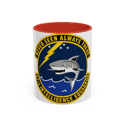 37 Intelligence Squadron ACC (U.S. Air Force) Accent Coffee Mug