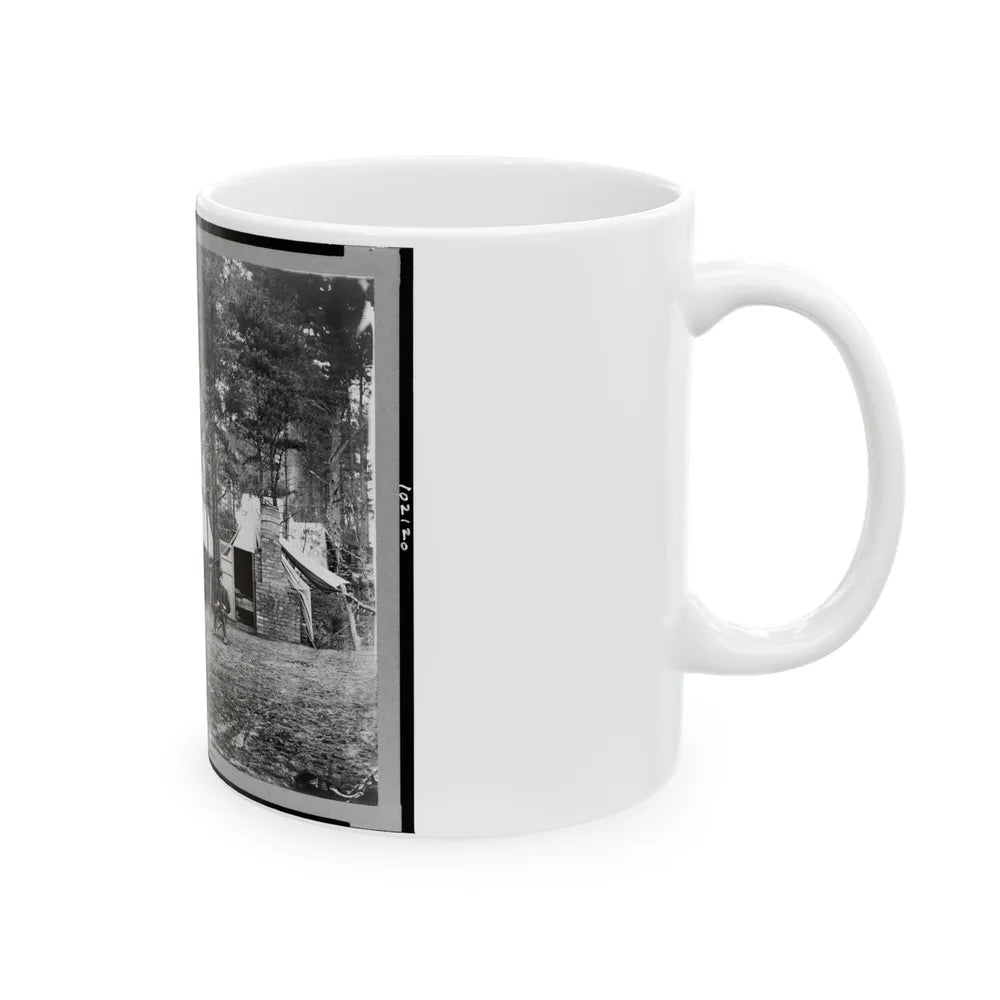 Quarters Of Capt. Harry Clinton, Qt. Mst. Of Provost Marshal Dept., Brandy Station, Virginia (U.S. Civil War) White Coffee Mug-Go Mug Yourself