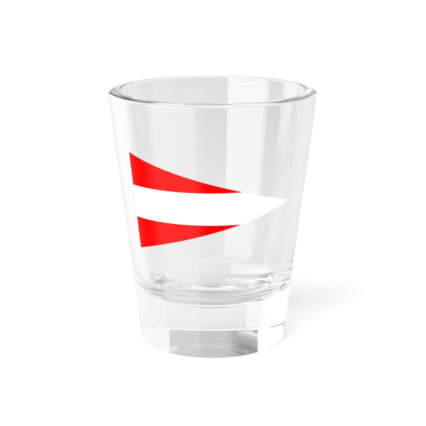 Army Rank Flag of Denmark - Chief of a Division (Denmark) Shot Glass 1.5oz
