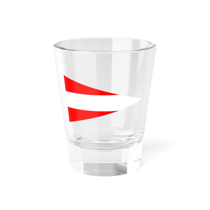 Army Rank Flag of Denmark - Chief of a Division (Denmark) Shot Glass 1.5oz