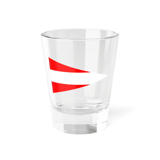 Army Rank Flag of Denmark - Chief of a Division (Denmark) Shot Glass 1.5oz