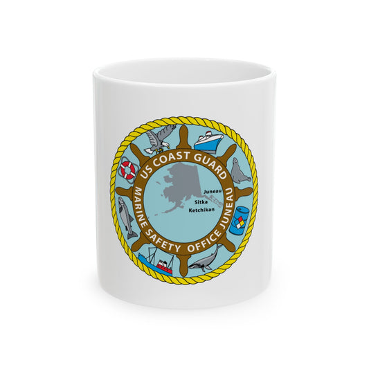 USCG Marine Safety Office Juneau (U.S. Coast Guard) White Coffee Mug
