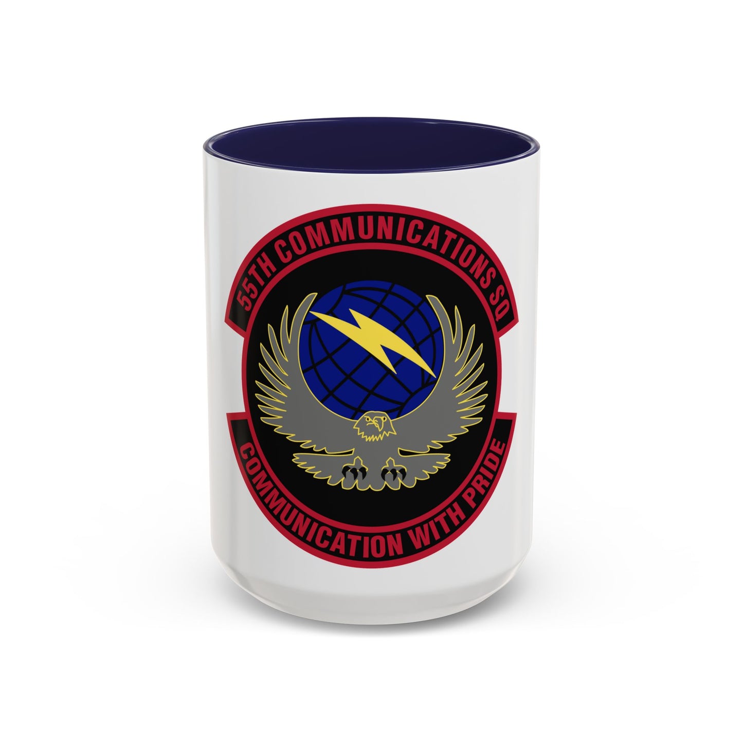 55th Communications Squadron (U.S. Air Force) Accent Coffee Mug