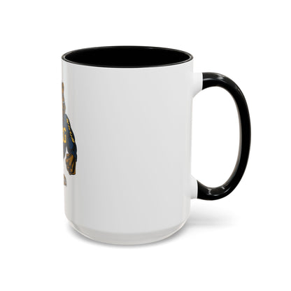 USCG Bear (U.S. Coast Guard) Accent Coffee Mug