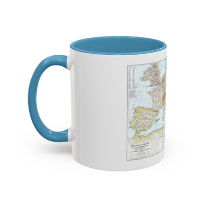 Mediterranean as of September 1 (1939) (Map) Accent Coffee Mug