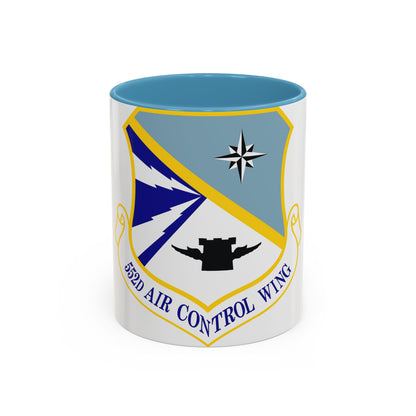 552d Air Control Wing (U.S. Air Force) Accent Coffee Mug