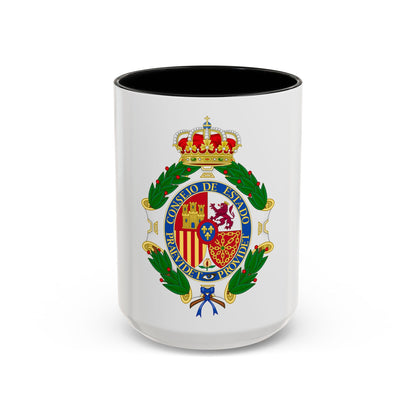 Coat of Arms of the Spanish Council of State - Accent Coffee Mug