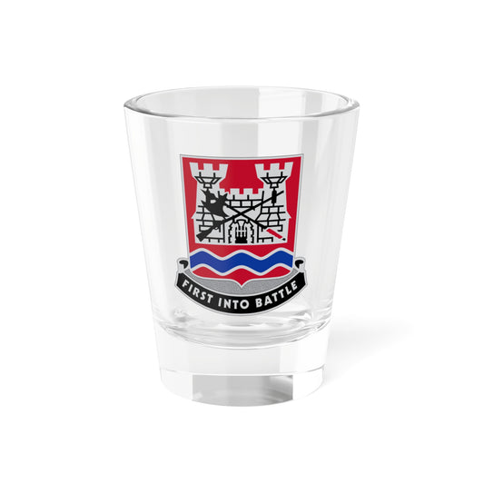 898 Engineer Battalion (U.S. Army) Shot Glass 1.5oz