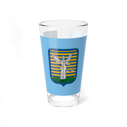 Flag of Vaskut (Hungary) Pint Glass 16oz