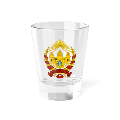 Coat of arms of the Khmer Republic - Shot Glass 1.5oz