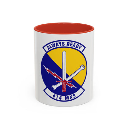 414th Maintenance Squadron (U.S. Air Force) Accent Coffee Mug