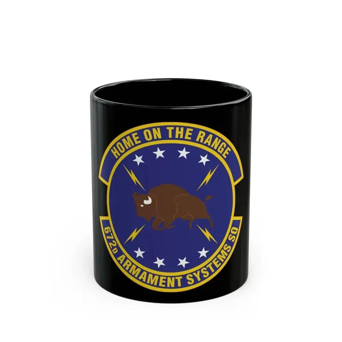 672d Armament Systems Squadron (U.S. Air Force) Black Coffee Mug 11oz - Go Mug Yourself