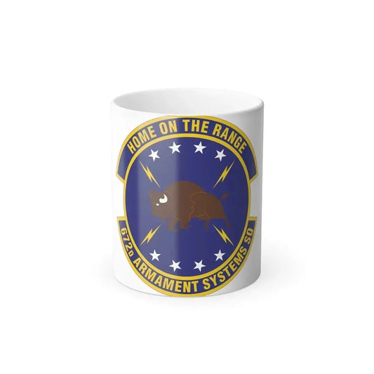 672d Armament Systems Squadron (U.S. Air Force) Color Changing Coffee Mug 11oz - Go Mug Yourself