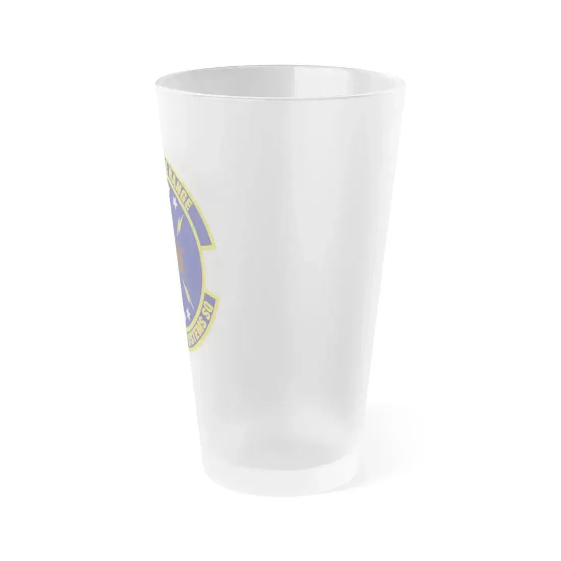 672d Armament Systems Squadron (U.S. Air Force) Frosted Pint Glass 16oz - Go Mug Yourself