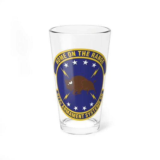 672d Armament Systems Squadron (U.S. Air Force) Pint Glass 16oz 16oz - Go Mug Yourself