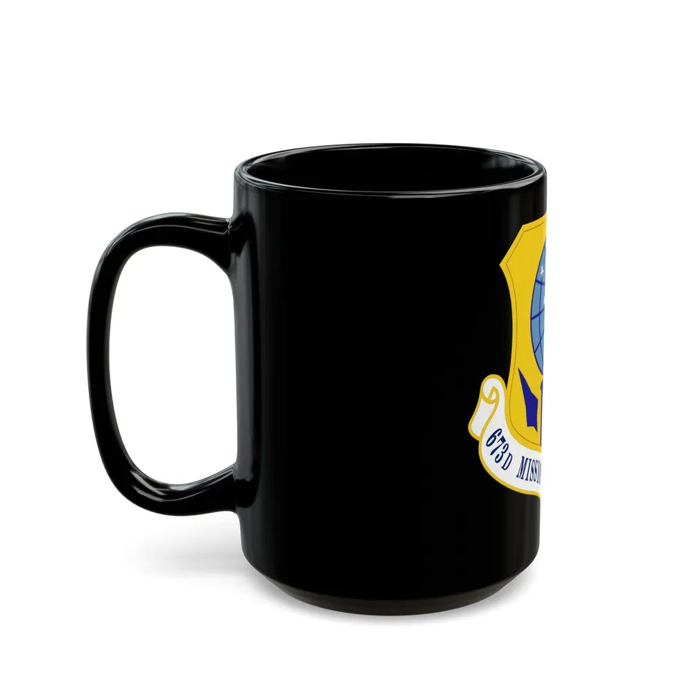 673 Mission Support Group PACAF (U.S. Air Force) Black Coffee Mug-Go Mug Yourself