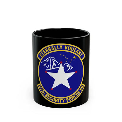 673 Security Forces Squadron PACAF (U.S. Air Force) Black Coffee Mug 11oz - Go Mug Yourself