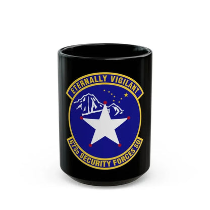 673 Security Forces Squadron PACAF (U.S. Air Force) Black Coffee Mug 15oz - Go Mug Yourself