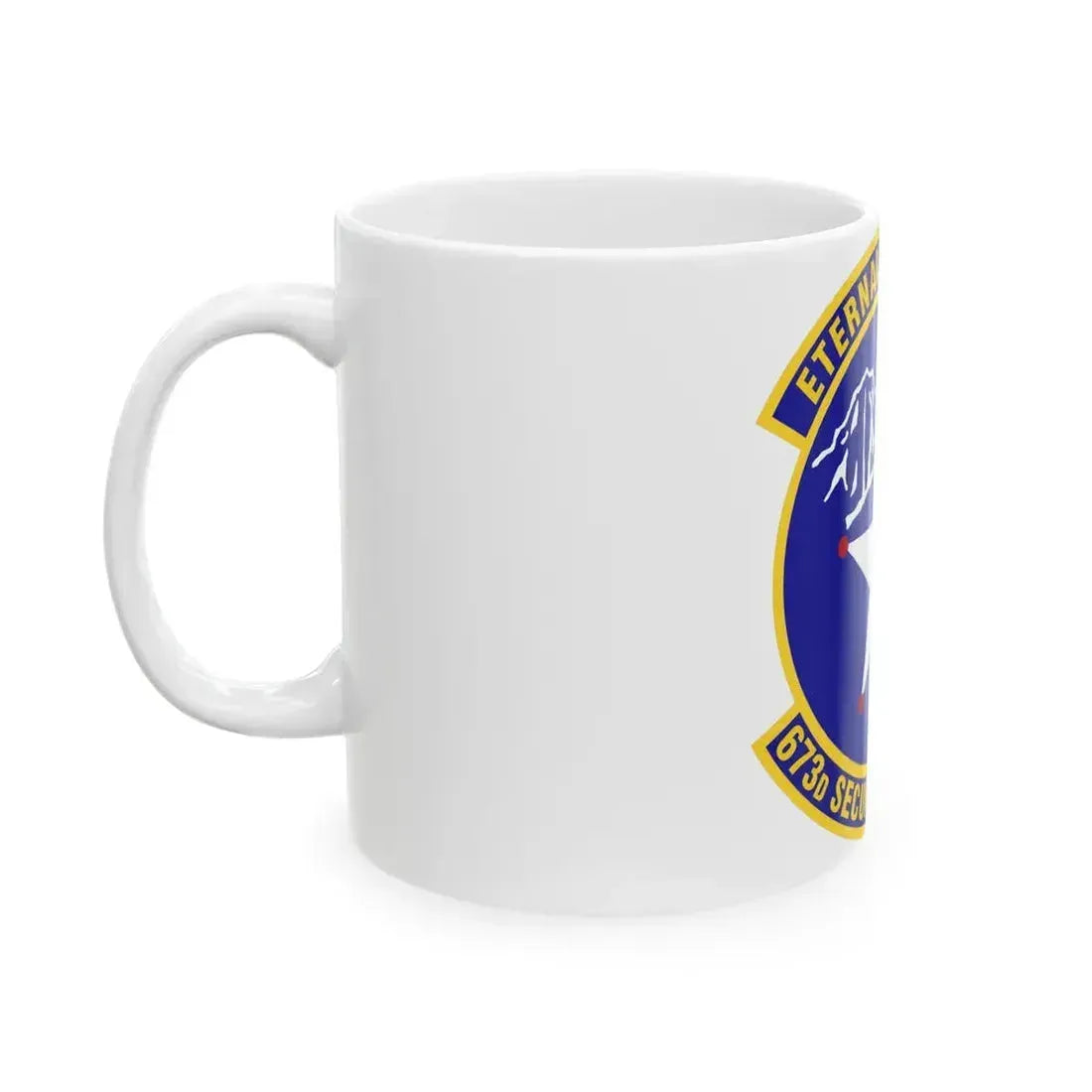 673 Security Forces Squadron PACAF (U.S. Air Force) White Coffee Mug - Go Mug Yourself
